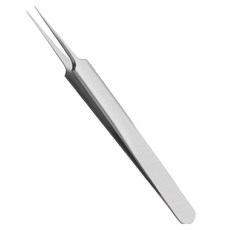 올웨일리 블랙헤드 스텐 핀셋 TSP2494, 1개, 실버