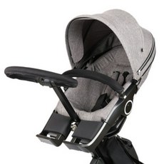 wowbaby Stokke Xplory 專用把手保護套組, 1套, 黑色