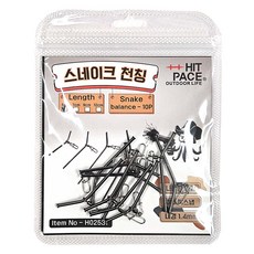HIT PACE 蛇形天平釣組, 1個, 10入