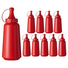 일상속반짝 빨간 끈캡 케찹 초장통, 250ml, 10개