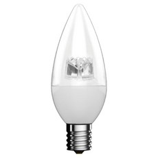 장수램프 LED 전구 촛대구 투명 등기구 E17 5W, 주광색, 1개