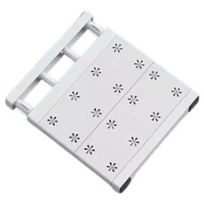 Haegang Corporation 可調節長度伸縮層架 24 x 30~40 cm, 白色, 1個