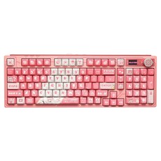 VALKYRIE 유무선 기계식 키보드 ttc flame pink, LVBU, VK-99 PRO LVBU 유무선 기계식, 제조사축