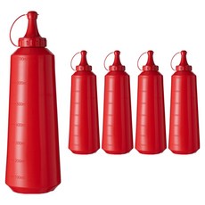 일상속반짝 빨간 끈캡 케찹 초장통, 700ml, 5개