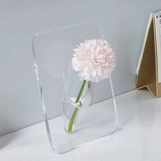 Yoon The Pick 壓克力立架花瓶, 透明