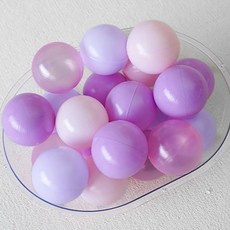 Gaekwacheonsun 綻放氣球碎片 160入+收納網 大型組, 1套, 紫丁香(球池球)