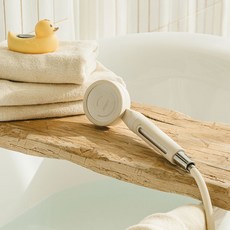 malang honey 可微調整水壓開關蓮蓬頭+沐浴軟管 2m+濾芯 2款組, 1組, 混色