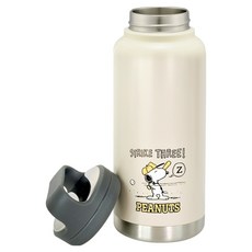 Skater Peanuts 大容量 Pickup 不鏽鋼水瓶 STSC10, 1L, 1個, 混合色