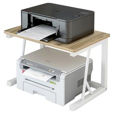 레디박스 다용도 프린터 복합기 선반, 우드, 2단