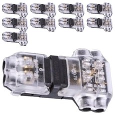 비상 차량용 무탈피 2라인 T자형 전선 커넥터