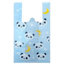 Market Pio 可愛熊貓臉手提塑膠袋 M Type2, 100個