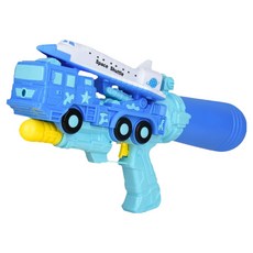 星之玩具 兒童涼夏水彈宇宙飛船水槍, 藍色, 1個