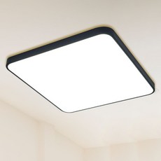 포라이트 LED 시스템 60W 플리커프리 방등 천장등, 블랙
