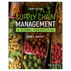 Supply Chain Management: A Global Perspective 4th Edition, 와일리