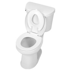 ingenuity Injeunyuteu隱藏式翻蓋簡易安裝嬰兒馬桶坐墊, 單色