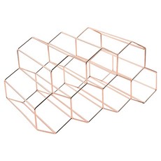 Some's mind 高級7孔紅酒架, 玫瑰金, 1個