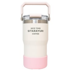 아싸레 텀블러 바닥 미끄럼방지 실리콘 보호커버, 핑크, 1개