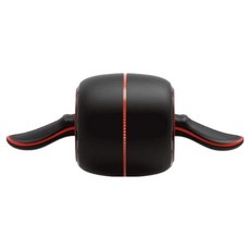 MELKIN 頂級健腹輪, 1個, 紅黑色, ABS01