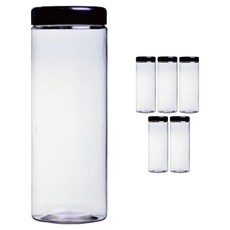 冰箱黑色蓋圓形整理盒, 6個, 1入