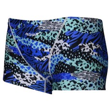 Fiload 男性短版四角耐穿訓練室內皮革泳褲 FMQS-93