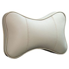 Ez2mk 심플스타일 헤드레스트 목쿠션 MS-830, 베이지, 1개