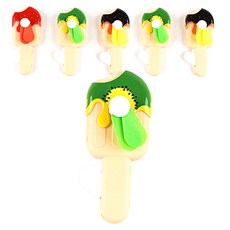 波趣 咬一口冰淇淋手動風扇, 6個, 隨機出貨