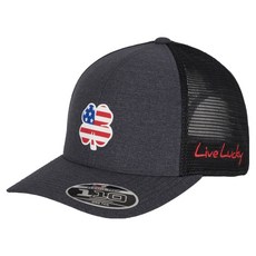 BLACK CLOVER 韓國頂級 BOLD Flexfit 110 高爾夫球帽, 灰色, 1個