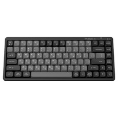 한성컴퓨터 OfficeMaster 3모드 저소음 펜타그래프 유무선 키보드, GRAPHITE BLACK, GK694