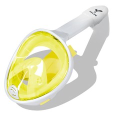 ITS LIFE 第3代兒童全臉式浮潛面罩, 亮檸檬