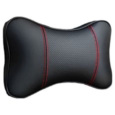 Ez2mk 심플스타일 헤드레스트 목쿠션 MS-830, 블랙, 1개