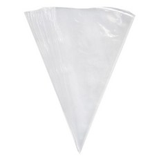 베스톰 삼각비닐짤주머니 40cm, 투명, 30개
