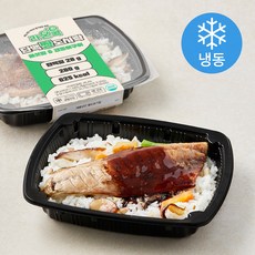 라온콕 단백짱 버섯밥 & 고등어 구이 (냉동), 280g, 1개