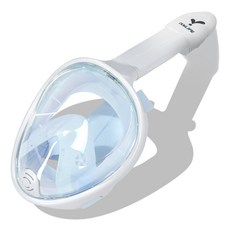 ITS LIFE 第3代兒童全臉式浮潛面罩, 淡藍色