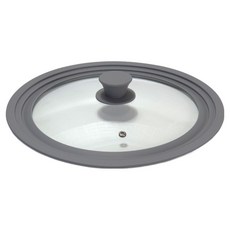 BELLOVIE 矽膠多用途萬用蓋 灰色, 26cm, 1個