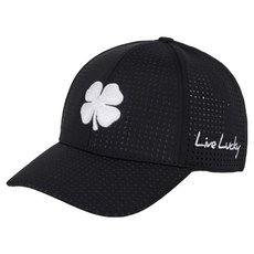 블랙클로버 코리아 프리미엄 PERF 시리즈 메모리핏 골프모자, 9블랙 + 화이트, 1개