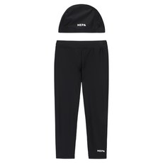 네파키즈 아동용 래시가드 베이직 레깅스 + 수영모 세트