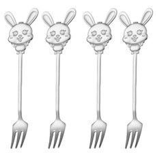 센스팡 304스텐 토끼 티포크, 4개