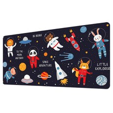 奇趣天地 遊戲 運動 桌墊 滑鼠墊 300 x 800 x 2 mm, 設計5, 1個