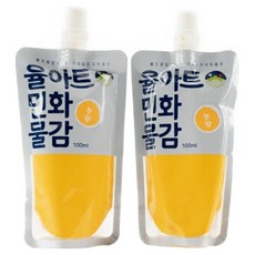 yulart 粉彩民畫顏料 濃黃 2入, 100ml, 1色