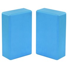 대한 EVA 기본 요가블럭, 아쿠아블루, 2개