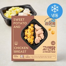 라온콕 고구마 & 닭가슴살 스팀 (냉동), 200g, 1개