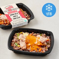 라온콕 단백짱 탄두리볶음밥 & 닭다리 스테이크 (냉동), 285g, 1개