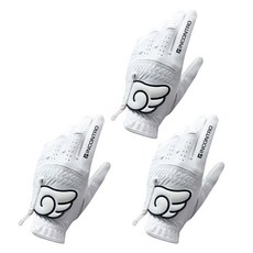 인콘트로 남녀공용 엔젤 골프장갑 왼손용, 소프트화이트, 3개