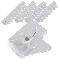 Maket Gamseong 塑膠片夾 冰沙 水晶, 50個, 1入