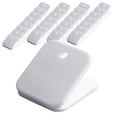 Maket Gamseong 塑膠夾 白色, 50個, 1入