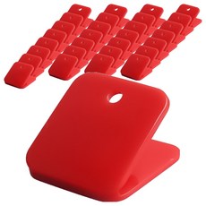 Maket Gamseong 紅色塑膠夾, 50個, 1入