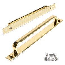 Sonjabisesang 簡約晨間板式手把 P192, 2個, 金色