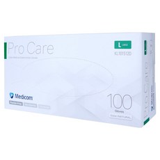 메디컴 프로케어 진료용 라텍스 장갑 100p, 아이보리, 대(L), 1개