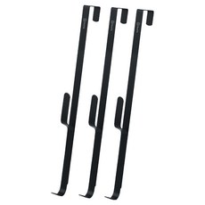 HouseTip 大型門掛式掛鉤, 黑色, 3個