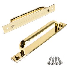 Sonjabisesang 簡約早晨板式把手 P128, 2個, 金色